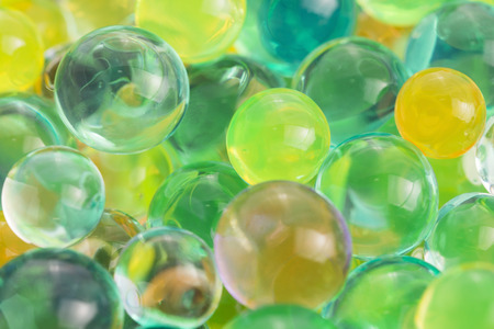 Color balls, hydrogel beadsの写真素材