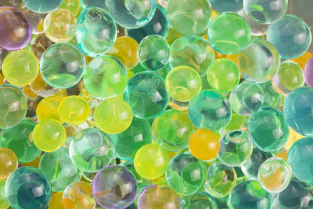 Color balls, hydrogel beadsの写真素材