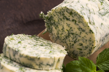 herbs butterの写真素材