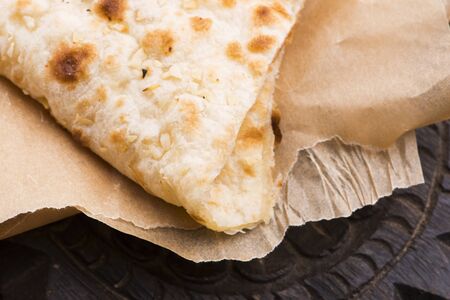 Garlic Naan, Indian flat bread
