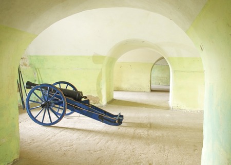 cannon in the Twierdza Klodzko citadelのeditorial素材