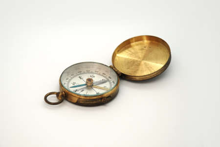 Antique Vintage brass pocket compass