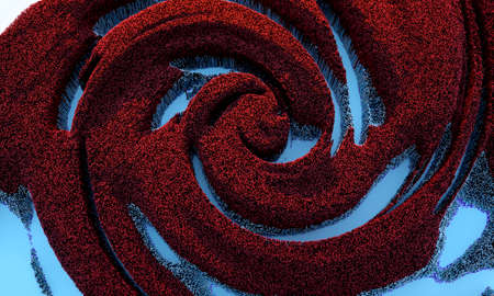 Abstract colorful background. Digital art of nature. Abstract 3d topographic nature landscape. Macro...