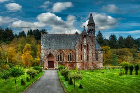 St Palladius church in Scotland.の写真素材