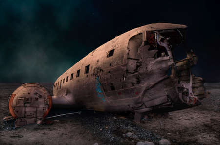 Solheimasandur Plane Wreck - Iceland.の写真素材