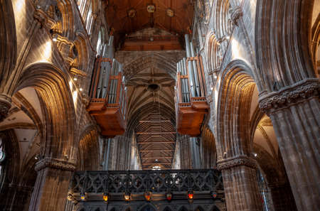 Cathedral in the city of Glasgow in Scotland, United Kingdomのeditorial素材