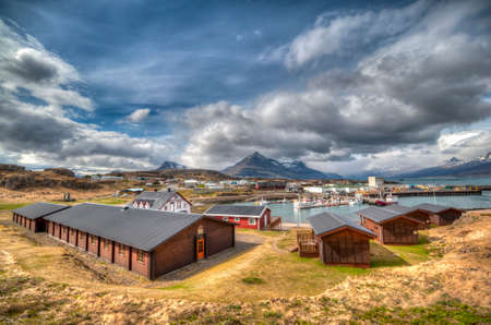 Port of the city of DjÃºpivogur - Iceland.の写真素材