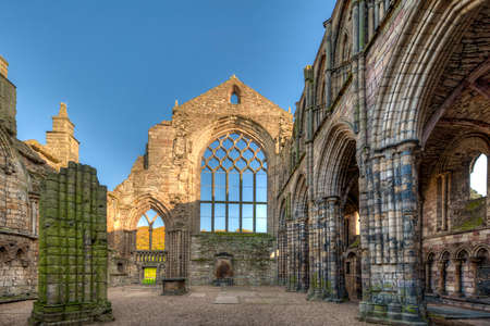 Palace of Holyrood House - The attractive city of Edinburgh - Scotland - United Kingdomのeditorial素材