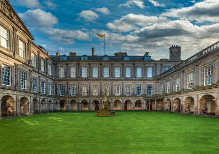 Palace of Holyrood House - The attractive city of Edinburgh - Scotland - United Kingdomのeditorial素材