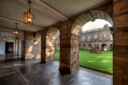 Palace of Holyrood House - The attractive city of Edinburgh - Scotland - United Kingdomのeditorial素材