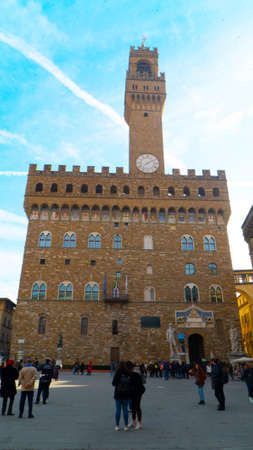 Photo of the Palazzo Vecchio in Firenze Italyのeditorial素材
