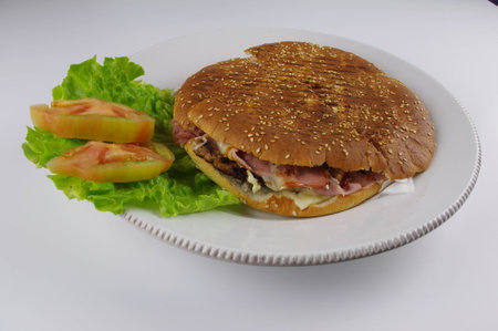 Big Burger menuの写真素材