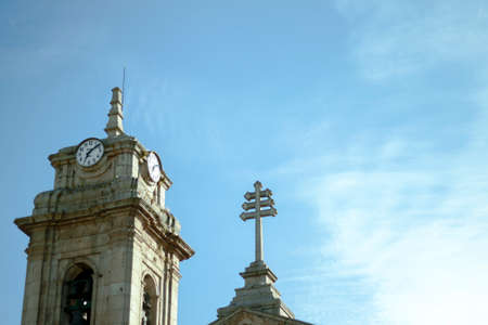 Church clockの写真素材