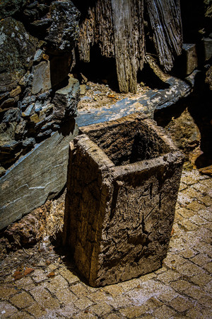 Old beehive - Cortiço (Portuguese)の写真素材