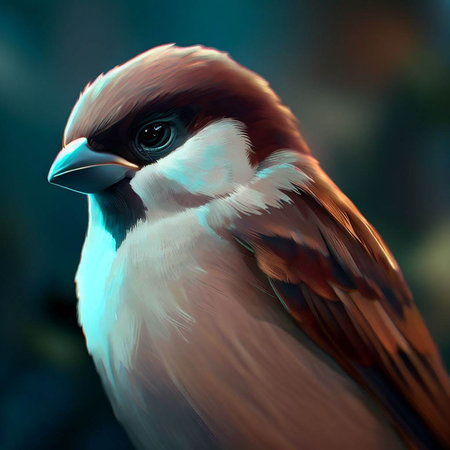 Portrait of a beautiful bird in a zoo. Close-up.の素材