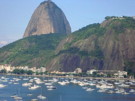 Detail of Sugar Loaf , Rio de Janeiro, Brazilの写真素材