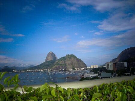 Sugar loaf in the background, Brazilの写真素材