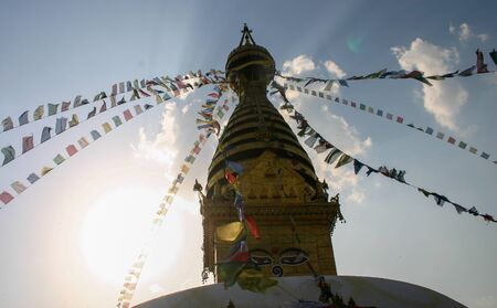 Boudhnath stupa, in Kathmandu, Nepal