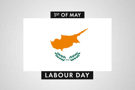 Cyprus Labor Day. International World Workers Day of Cyprus background, banner or posterの写真素材
