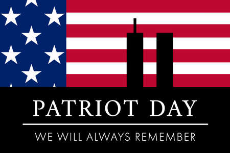 9 11, September 11, Patriot day. Illustration of the Twin towers representing the number eleven....