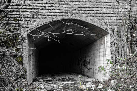 Tunnel in Mining areaの写真素材
