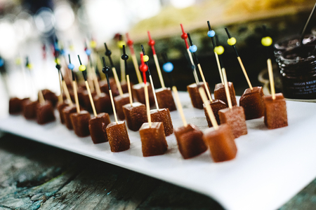 wedding food ideas appetizersの写真素材