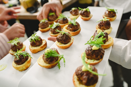 wedding food ideas appetizersの写真素材