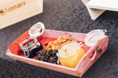 Appetizers in a Mediterranean wedding, a single-bite snackの写真素材