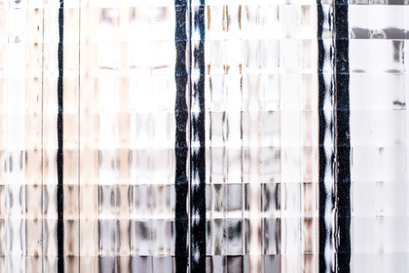 texture of glass windows looking throughの写真素材