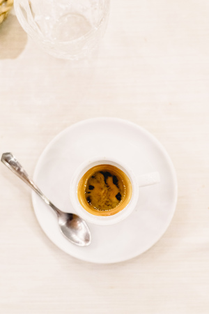 Coffee cup on white backgroundの写真素材