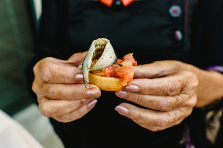 Small snacks at an event