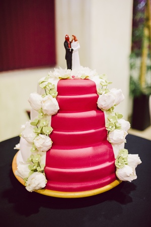 Delicious real wedding cakeの写真素材