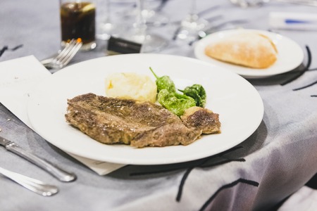 Main dish during an event or weddingの写真素材