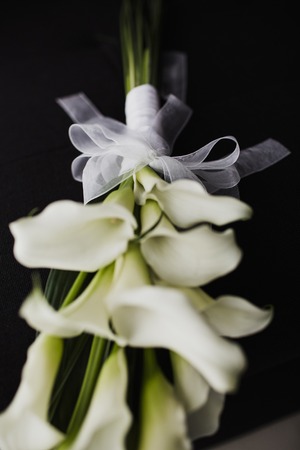 Colorful isolated bridal bouquet for a weddingの写真素材