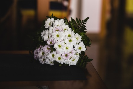 Colorful isolated bridal bouquet for a weddingの写真素材