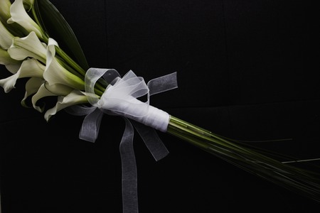Colorful isolated bridal bouquet for a weddingの写真素材