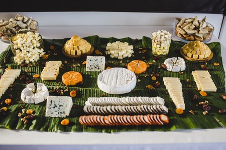 Appetizers in a Mediterranean wedding, a single-bite snackの写真素材