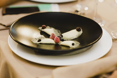 Main dish during an event or weddingの写真素材