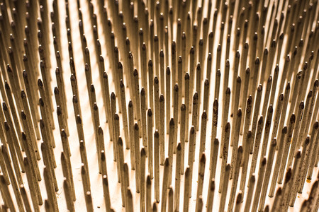 Perspective of nails in fakir bed