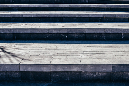 Wide granite stairs, to use as abstract background in the concept of success.の写真素材