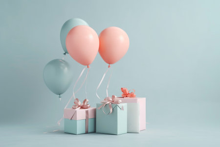 Immerse yourself in a sea of floating hearts, a captivating design for romantic occasions. AI Generatedの素材