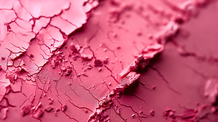 Close-up of a textured surface with swirling pink paint creating a dynamic and colorful pattern.の素材