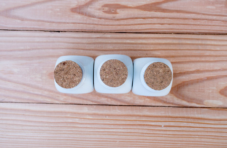 Wooden Kitchenware on wood background