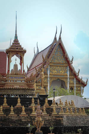 Thai Style Templeの写真素材