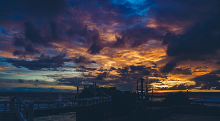 Sunset in Bolinao Pangasinan Philippinesの写真素材