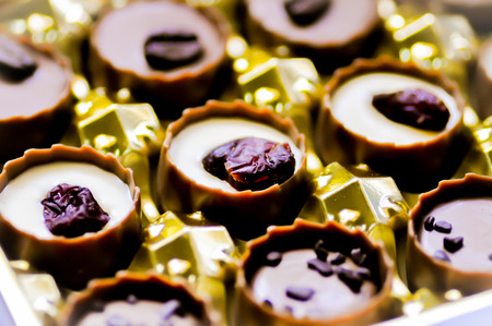 white chocolate with raisin