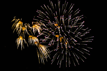 Fireworks , skyrocketの写真素材