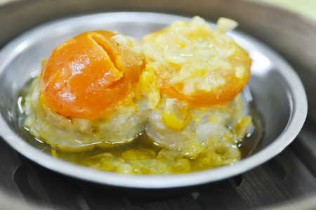 Chinese snacks or Dim sumの写真素材