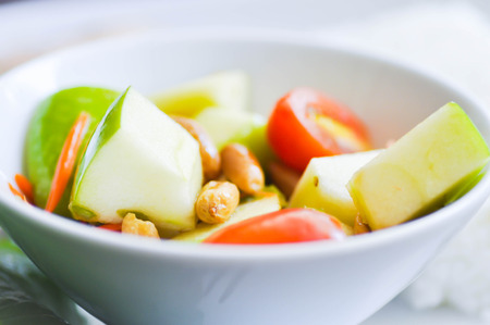 fruit and vegetable salad,mixed saladの写真素材