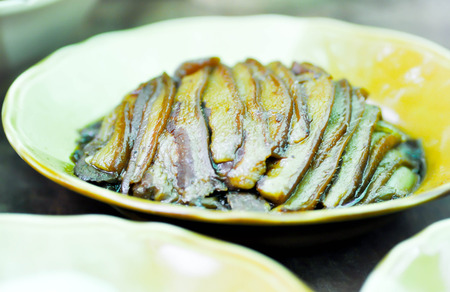 steam pork or streaky pork dish